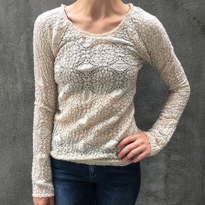 Free People Lace Top